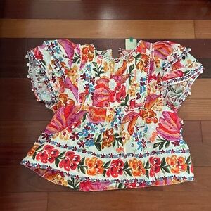 Farm Rio flowy top Size/S Content/ Cotton